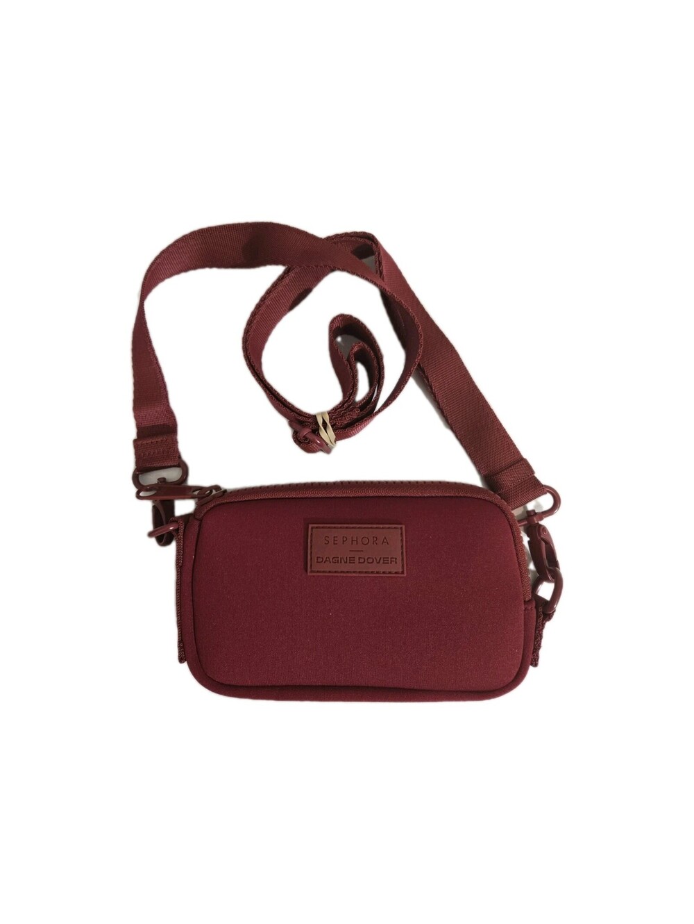 Dagne Dover x Sephora Mara Neoprene Phone Sling Crossbody In Spice Red